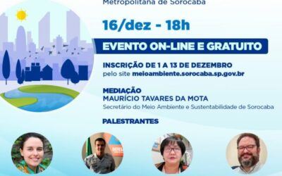 Prefeitura de Sorocaba realiza 2º Fórum Regional de Mudanças Climáticas