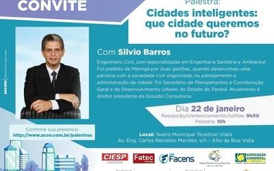 Palestra Cidades Inteligentes: que cidade queremos para o futuro