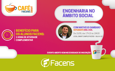 Café Smart com Especialistas – Engenharia no Âmbito Social