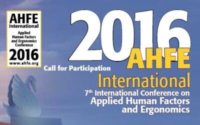 Smart Campus Facens participará do 7th International Conference on Applied Human Factors and Ergonomics (AHFE 2016) com cadeira no 4º Internacional Conference on the Human Side of Service Engineering