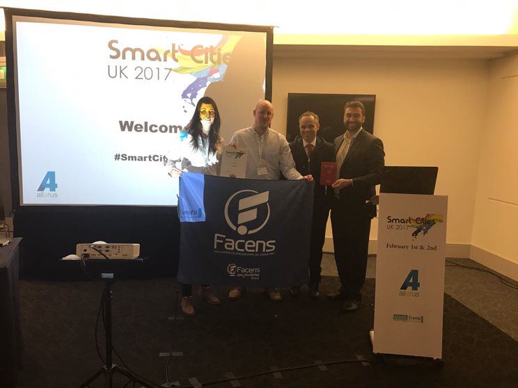 Smart Campus Facens é reconhecido em evento na Inglaterra