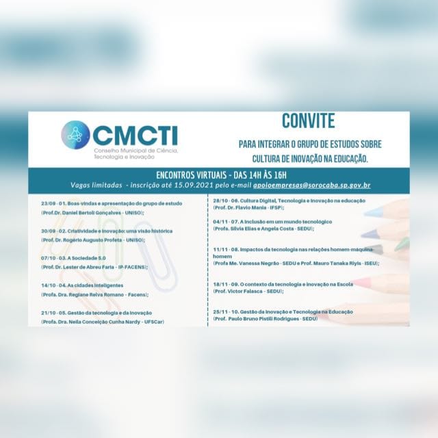 Encontros Virtuais CMCTI