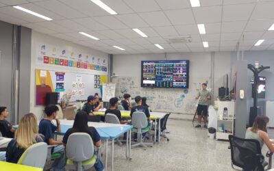 Visita da Escola Estadual Professora Dímpina Rocha Lopes