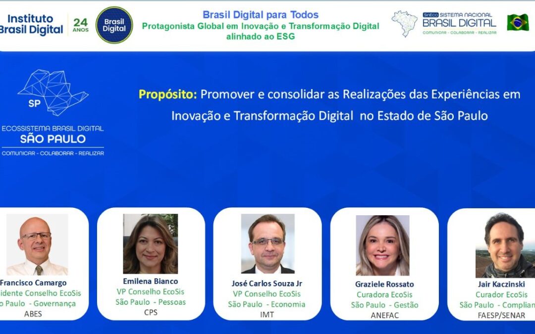 Lançamento do Ecossistema São Paulo – Brasil Digital para Todos